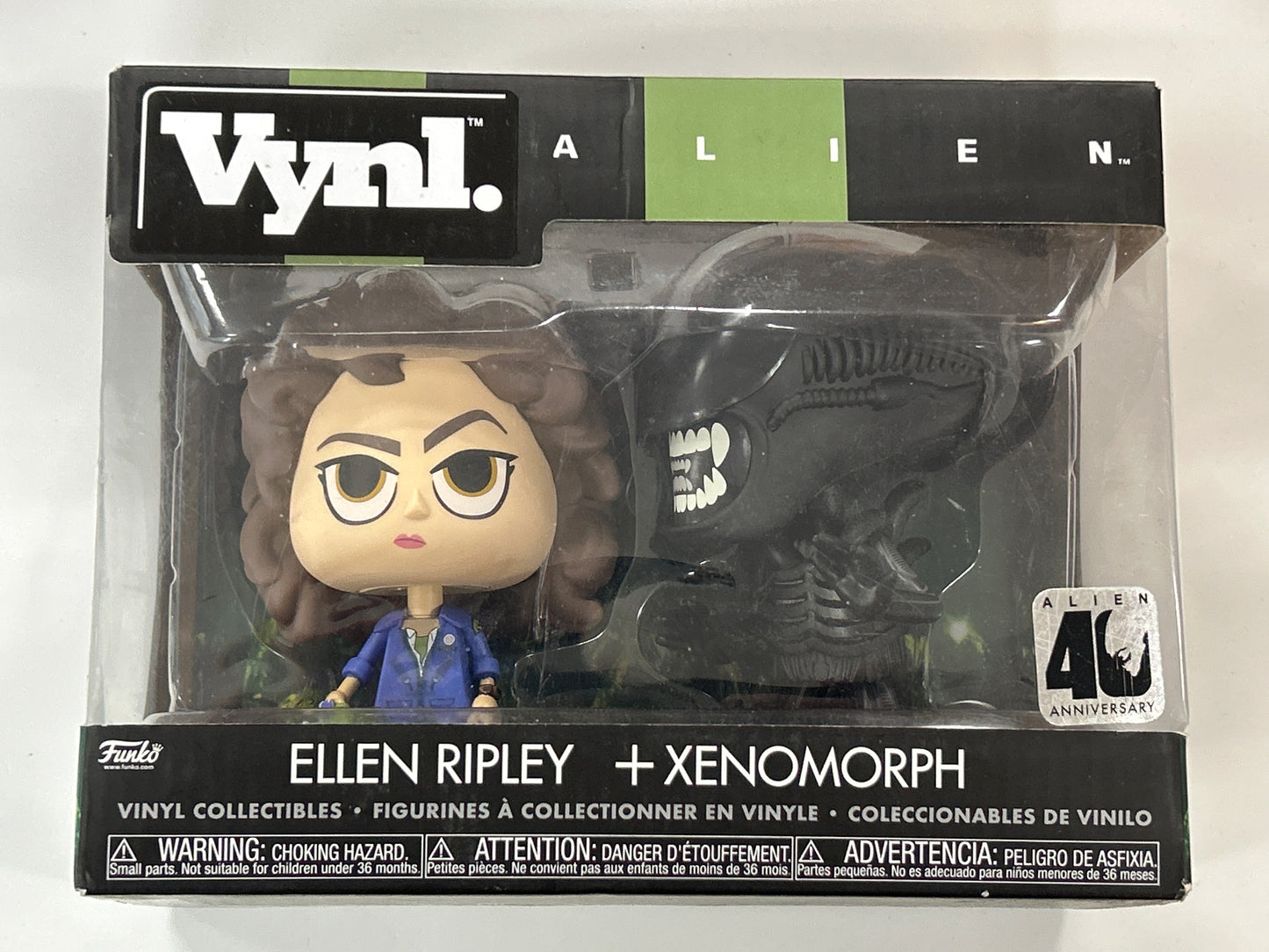 FUNKO VYNL. ALIEN ELLEN RIPLEY + XENOMORPH GREAT CONDITION