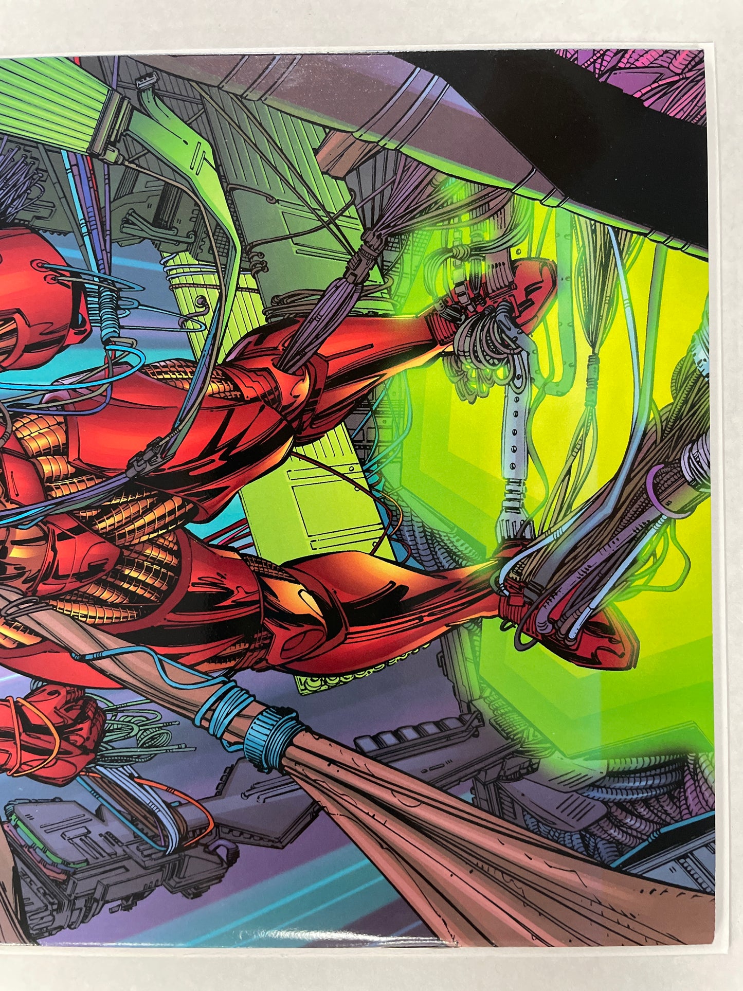 IRON MAN #1 JIM LEE 22k GOLD SIGNATURE VARIANT 1/2500 (1996 VHTF, VF/NM)