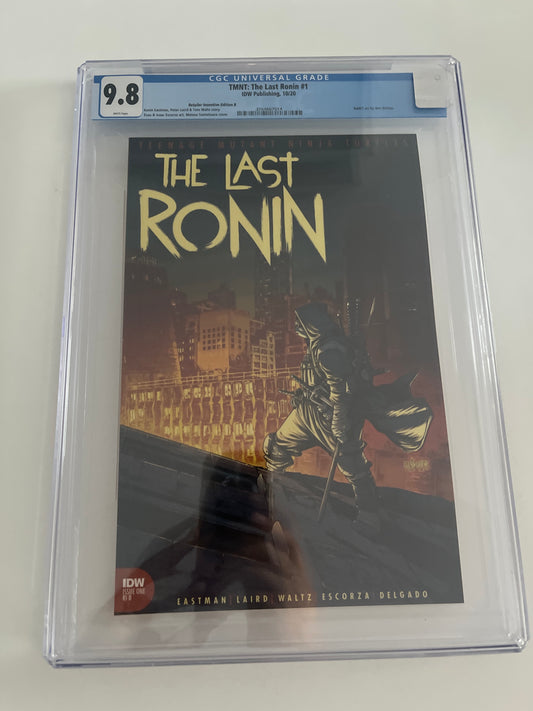 DW COMICS TMNT THE LAST RONIN #1 CGC 9.8 Retailer Incentive B 1:25