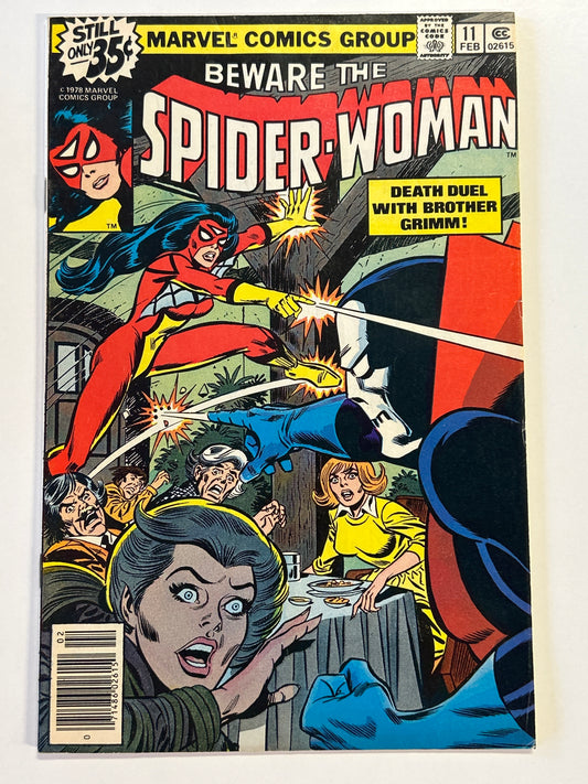 MARVEL COMICS THE SPIDER-WOMAN #11 VERY FINE CONDITION