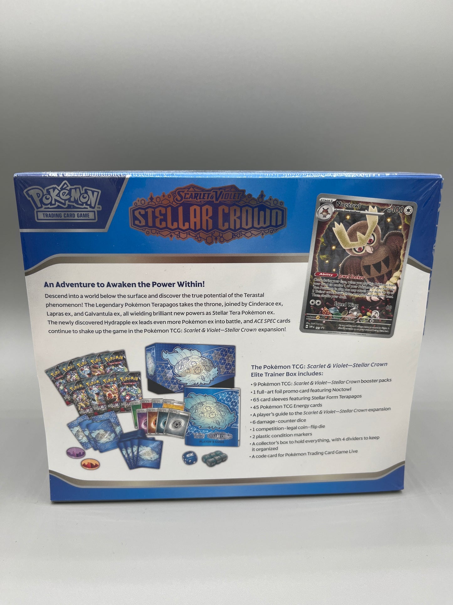 Pokémon TCG Scarlet & Violet Stellar Crown Elite Trainer Box SEALED