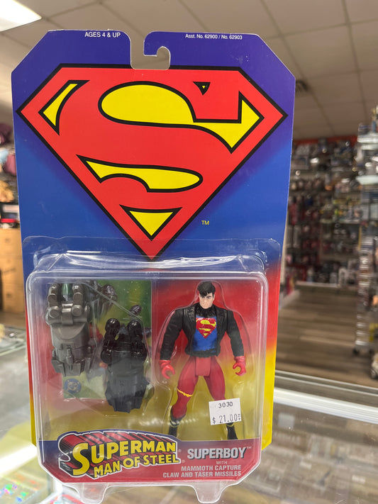 DC SUPERMAN OF STEEL SUPERBOY ACTION FIGURE