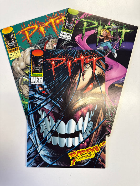 IMAGE COMICS LOT PITT BUNDLE #1-3 SET GREAT CONDITION