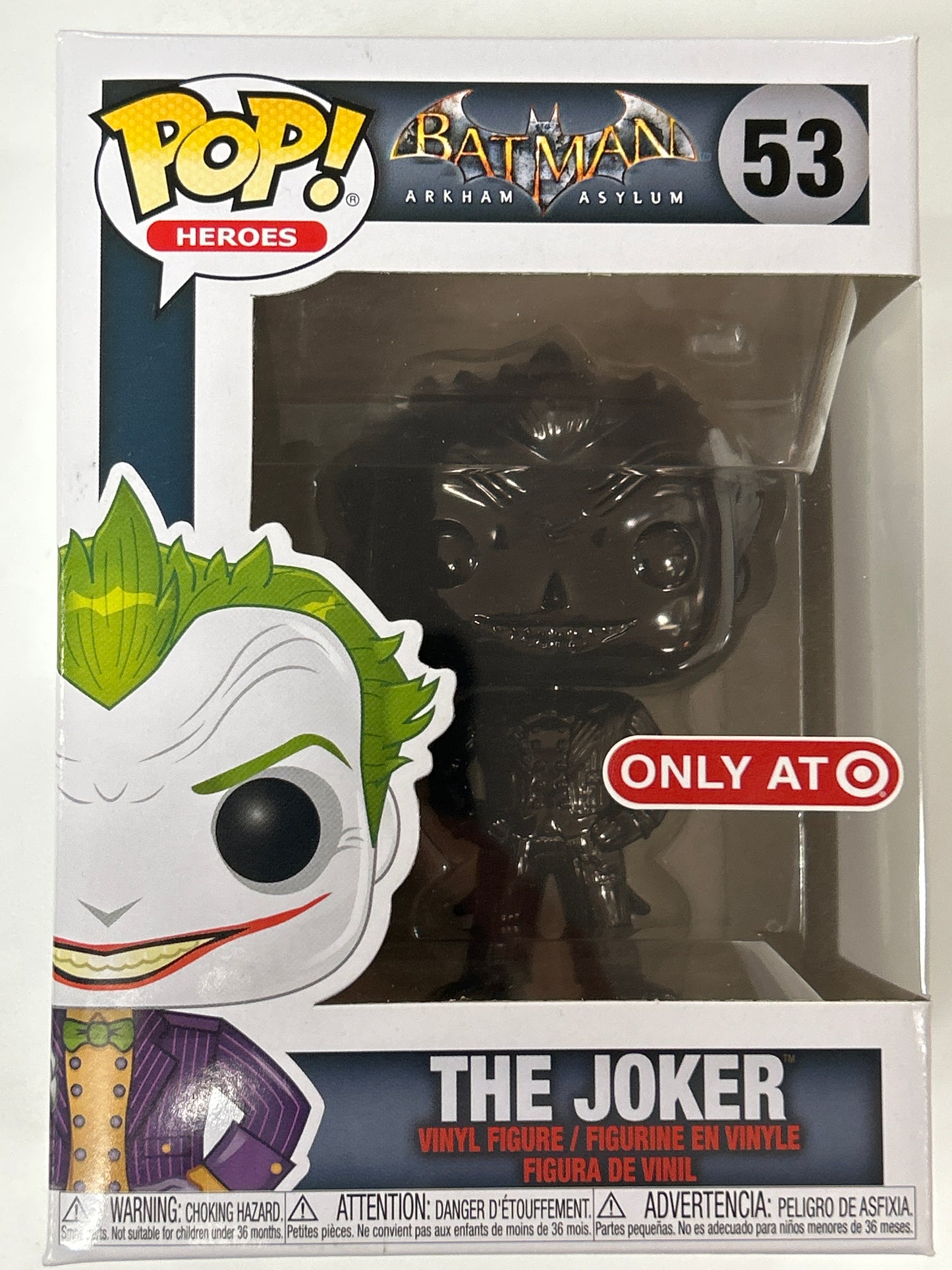 FUNKO POP BATMAN ARKHAM ASYLUM THE JOKER TARGET EXCLUSIVE GREAT CONDITION