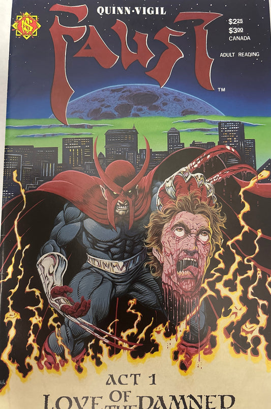 FAUST COMICS QUINN VIGIL PAUL ACT 1 OF LOVE OF THE DAMNED