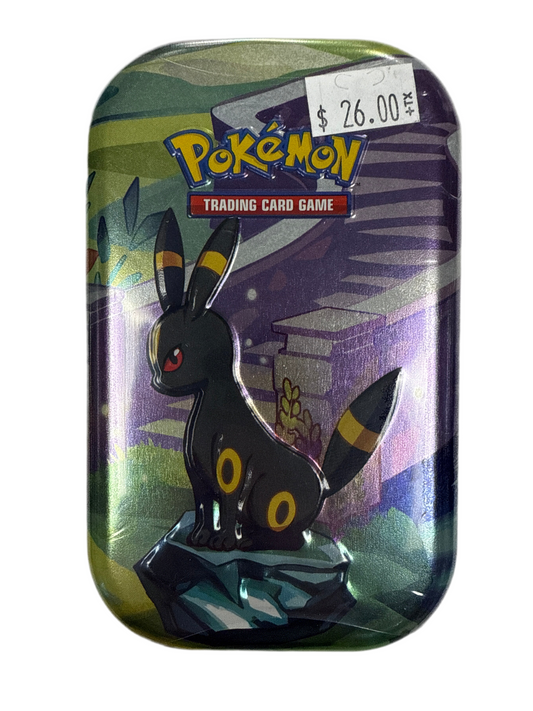 POKEMON TCG SEALED EVEELUTION UMBREON TIN 2 CARD PACKS