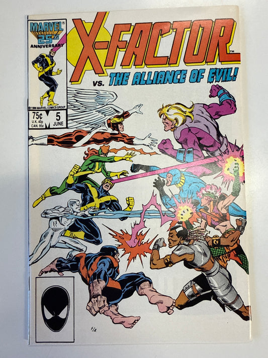 MARVEL COMICS X-FACTOR #5 KEY ISSUE FIRST APPEARANCE OF APOCOLYPSE GREAT CONDITION!
