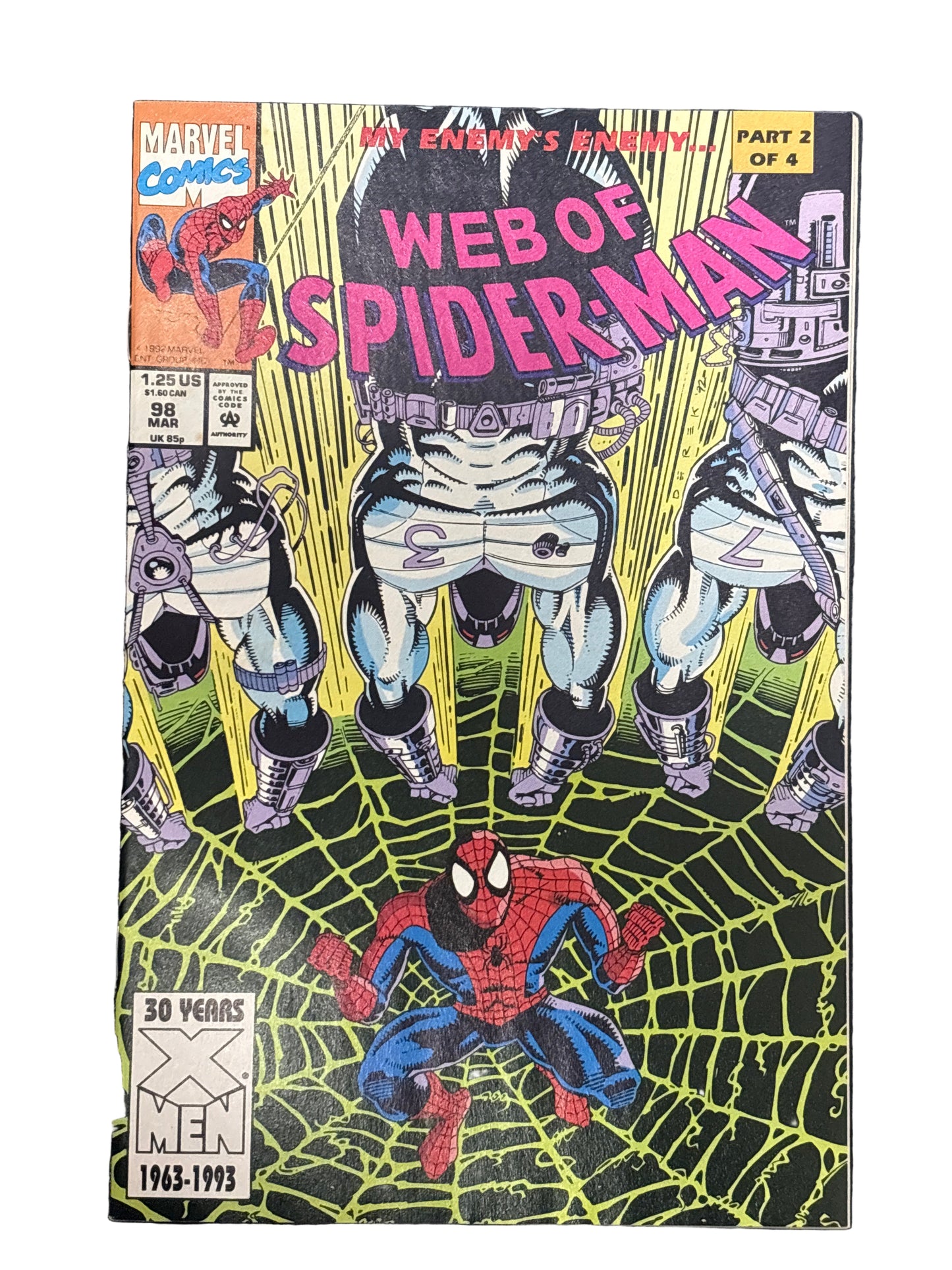 MARVEL COMICS WEB OF SPIDER-MAN #98