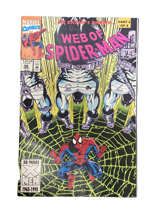 MARVEL COMICS WEB OF SPIDER-MAN #98