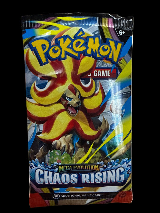 POKEMON MEGA EVOLUTION CHAOS RISING BOOSTER PACK