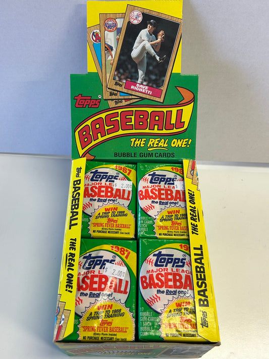 Vintage Baseball Card Packs