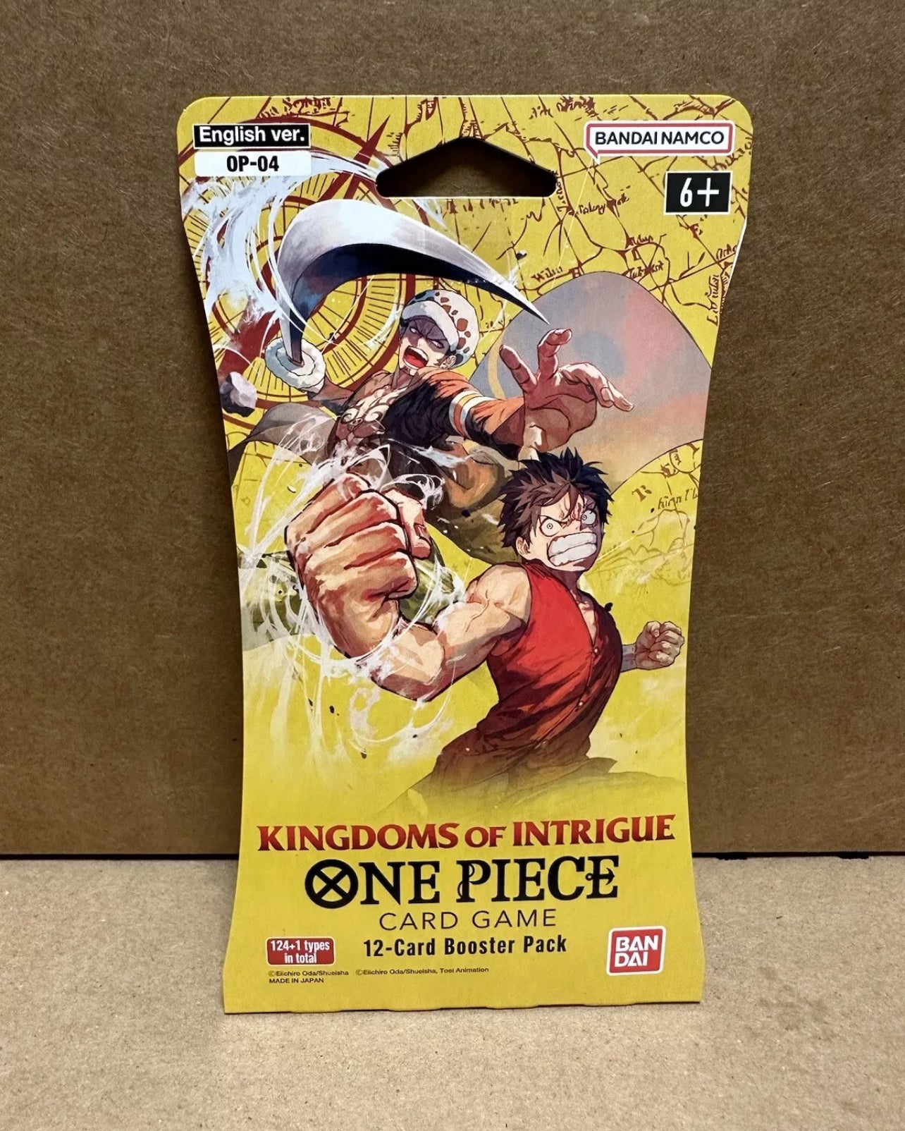 Bandai One Piece Card Game Kingdoms Of Intrigue Booster Pack Sleeve