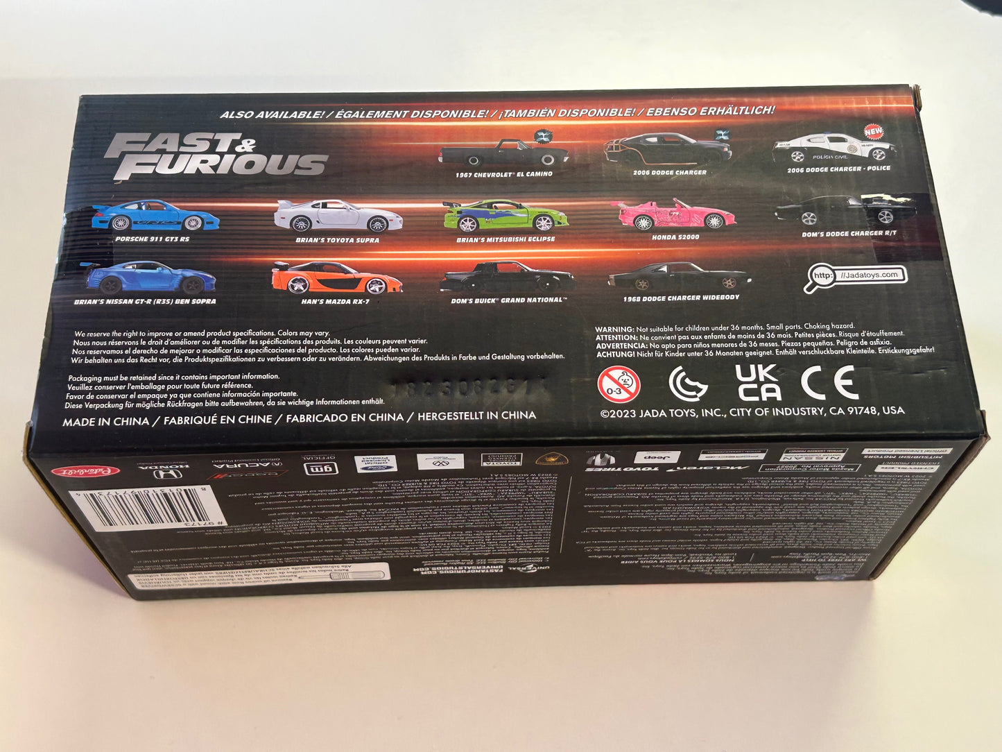 Jada Fast & Furious Brian’s Nissan Skyline GT-R (BNR34)