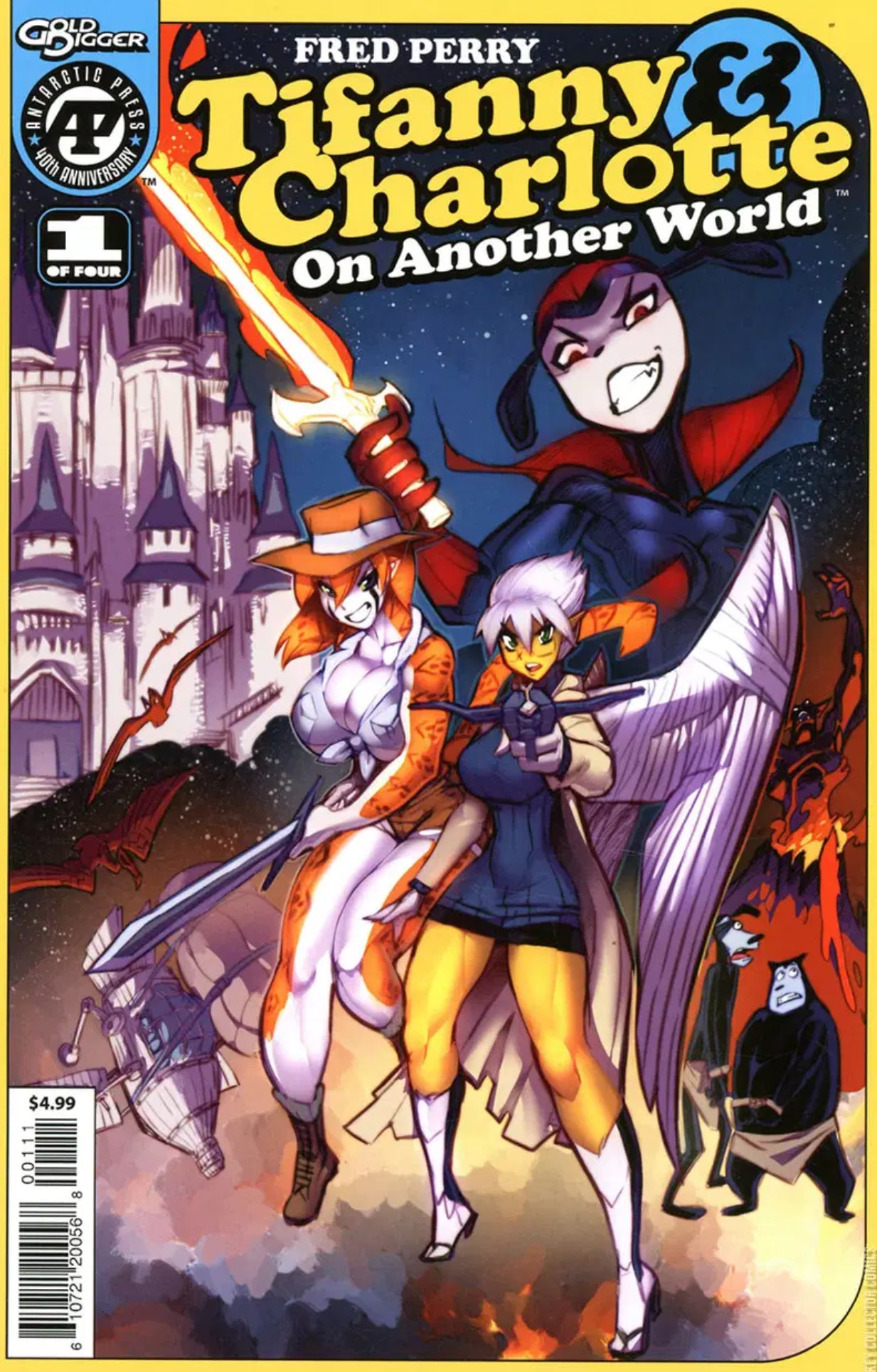 ANTARCTIC PRESS TIFFANY & CHARLOTTE ON ANOTHER WORLD #1 of 4 1025