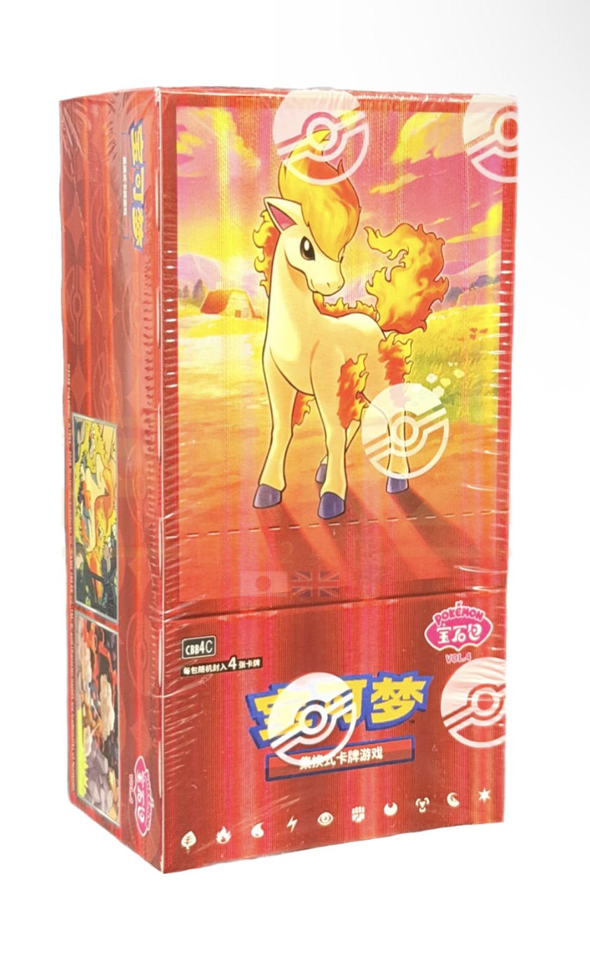 POKEMON GEM PACK 4 CHINESE 18 PACK BOX