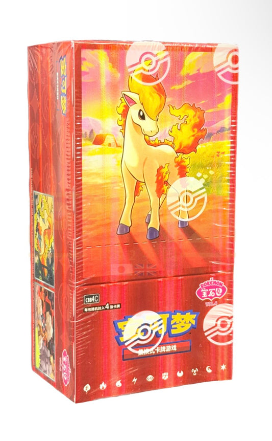 POKEMON GEM PACK 4 CHINESE 18 PACK BOX