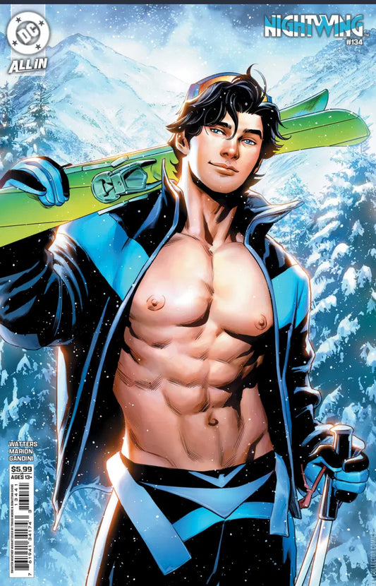 NIGHTWING #134 CVR E TRAVIS MOORE SWEATER WEATHER CARD STOCK VAR