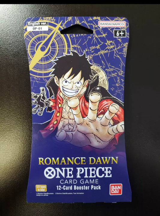 Bandai One Piece Card Game Romance Dawn Booster Pack Sleeve