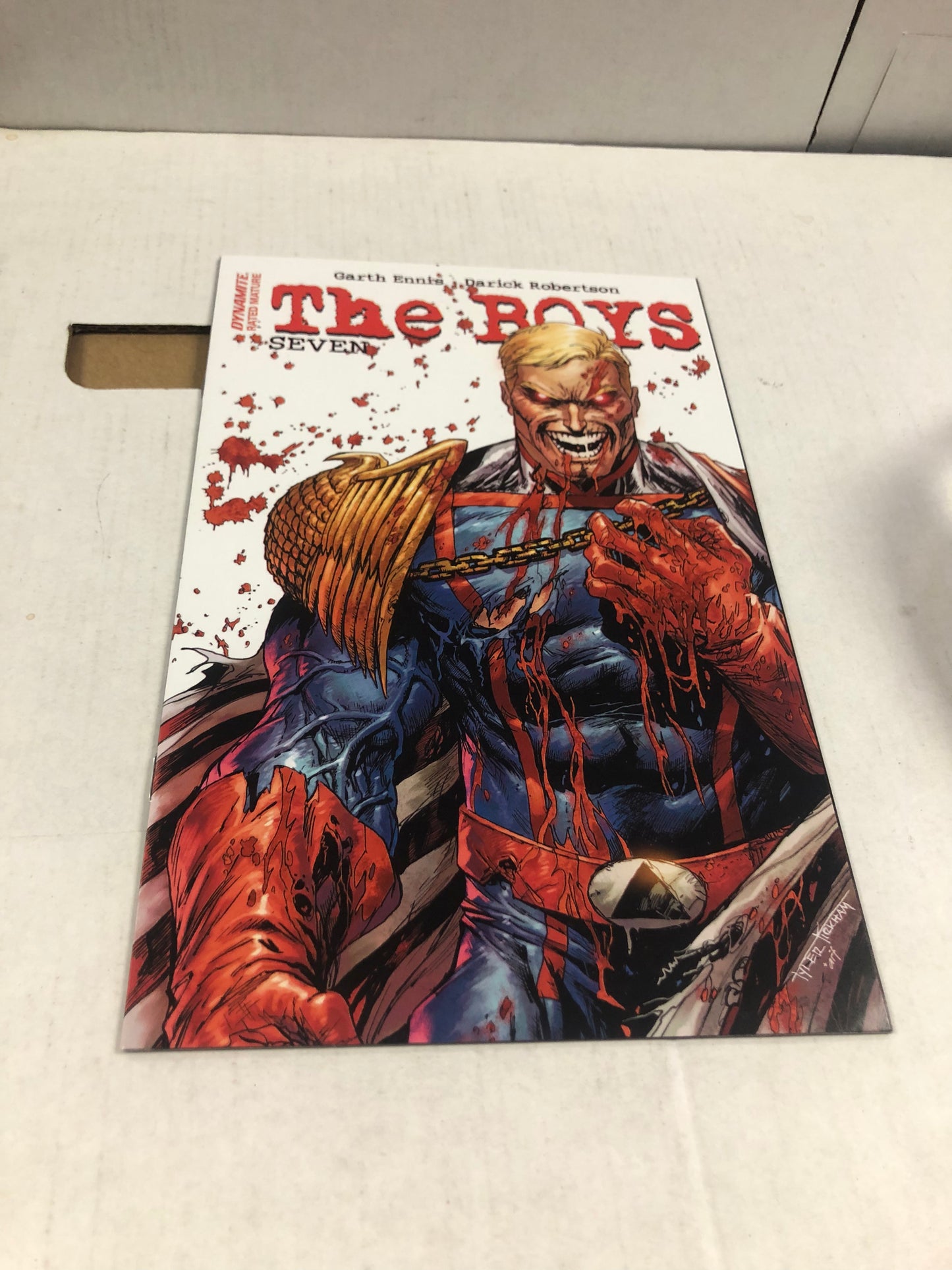 DYNAMITE COMICS THE BOYS 7 TYLER KIRKHAM VARIANT NM