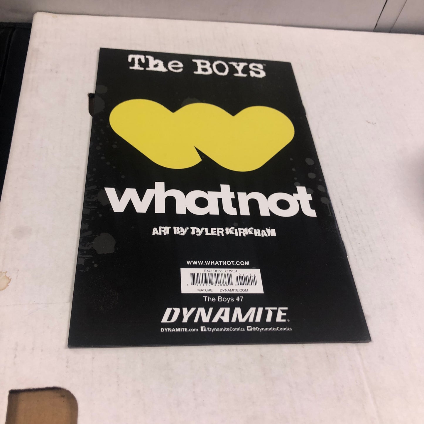 DYNAMITE COMICS THE BOYS 7 TYLER KIRKHAM VARIANT NM