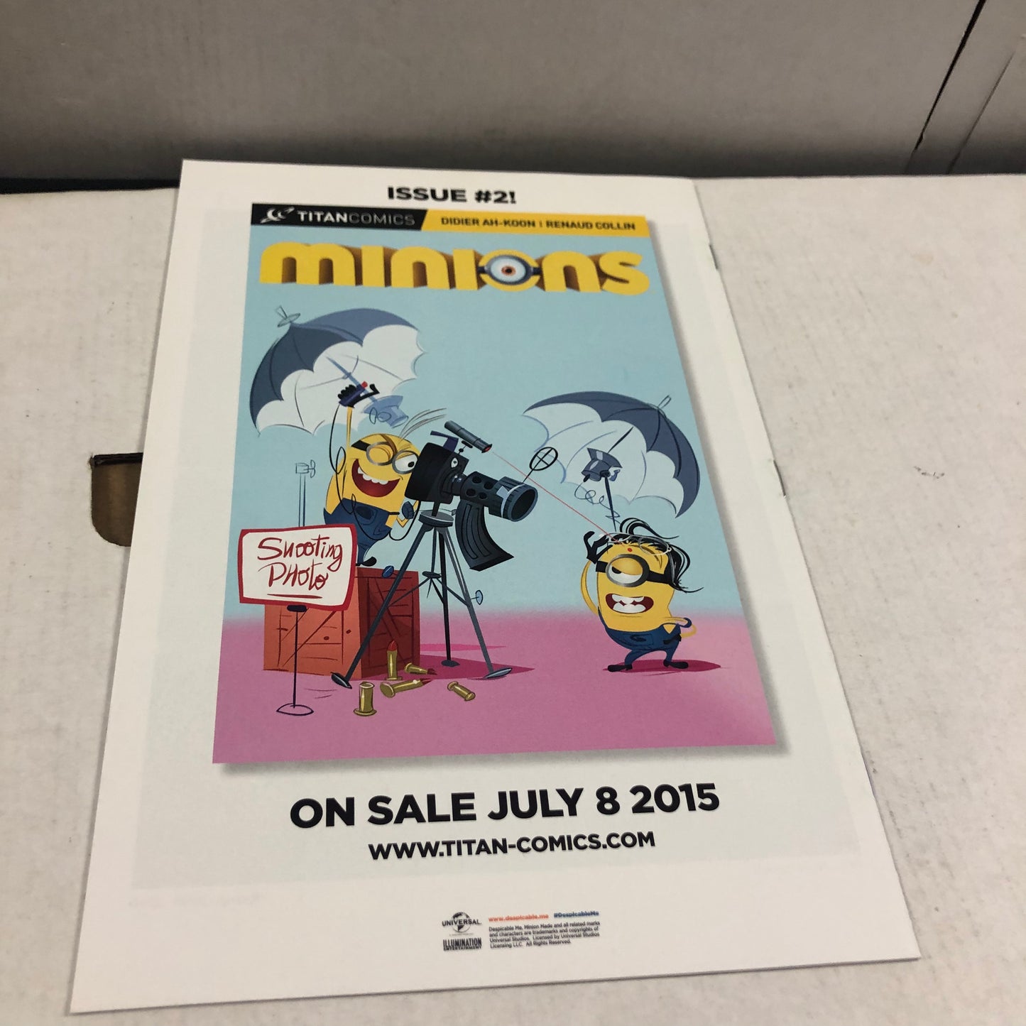 TITAN COMICS MINIONS 1 NM