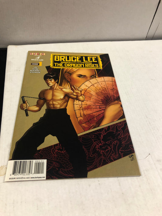 DARBY POP PUBLISHING BRUCE LEE THE DRAGON RISES 1 VARIANT NM