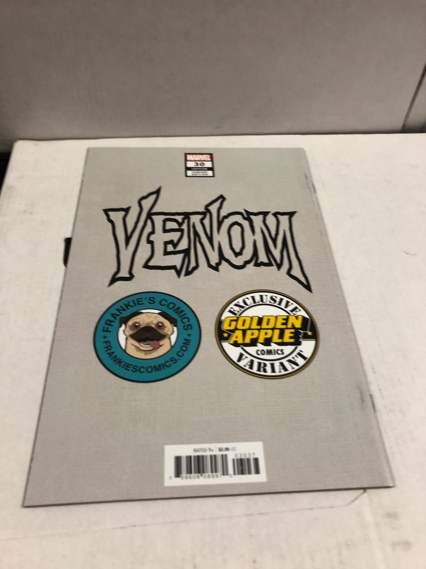 MARVEL COMICS VENOM 30 GOLDEN APPLE EXCLUSIVE VF/VF+