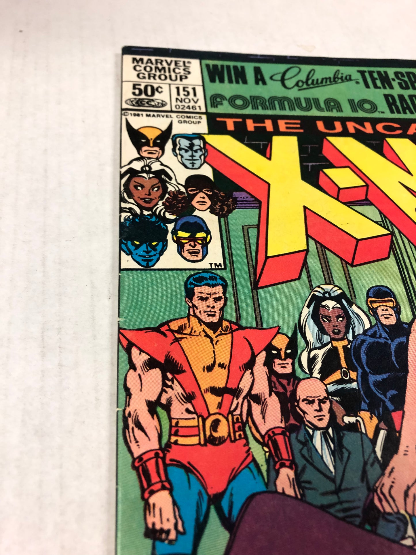 MARVEL COMICS X-MEN 151 (1981)NEWSSTAND FN-/FN OFF WHITE PAGES