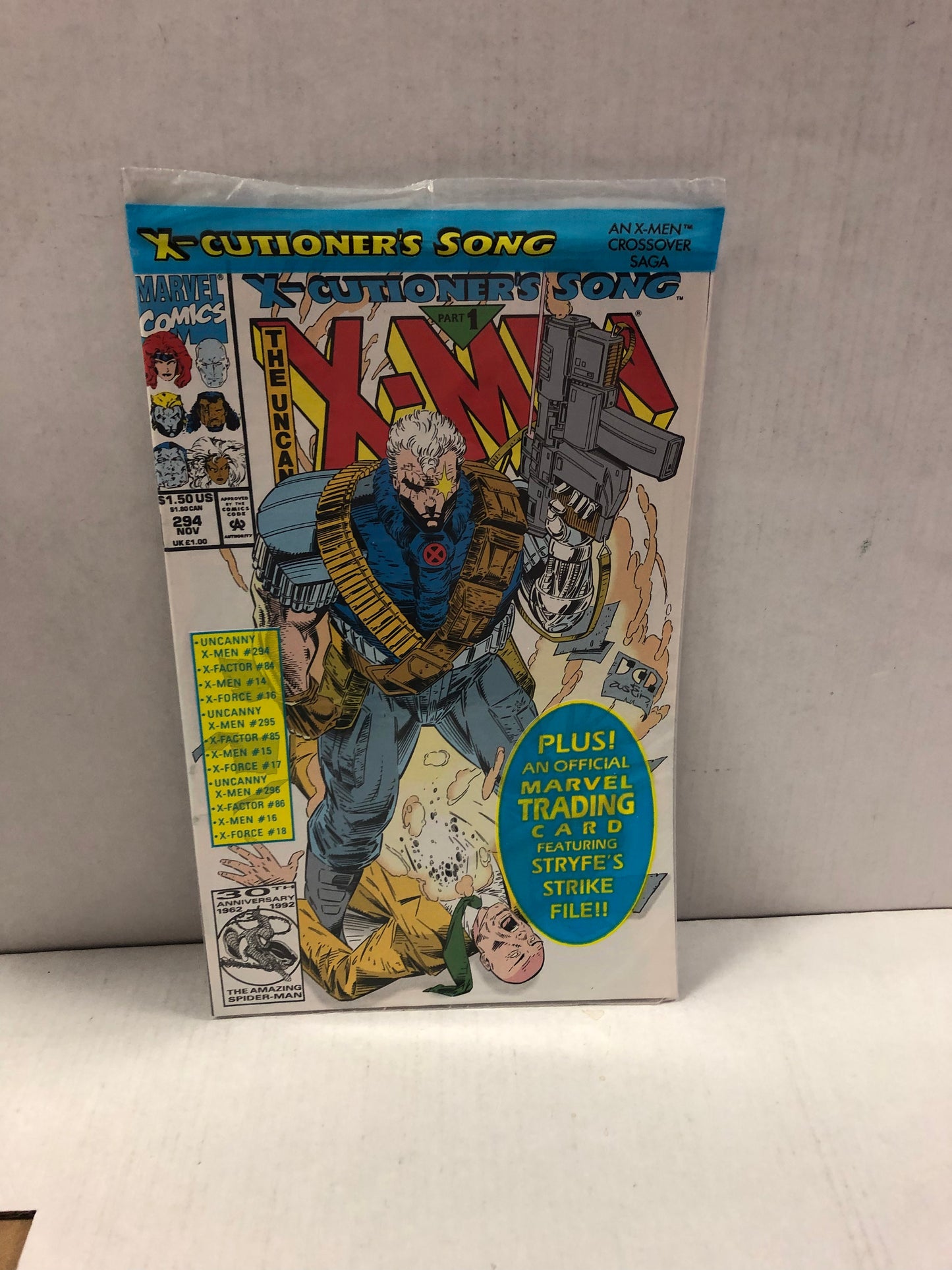 MARVEL COMICS X-MEN 294 (1992) POLLYBAGGED NM