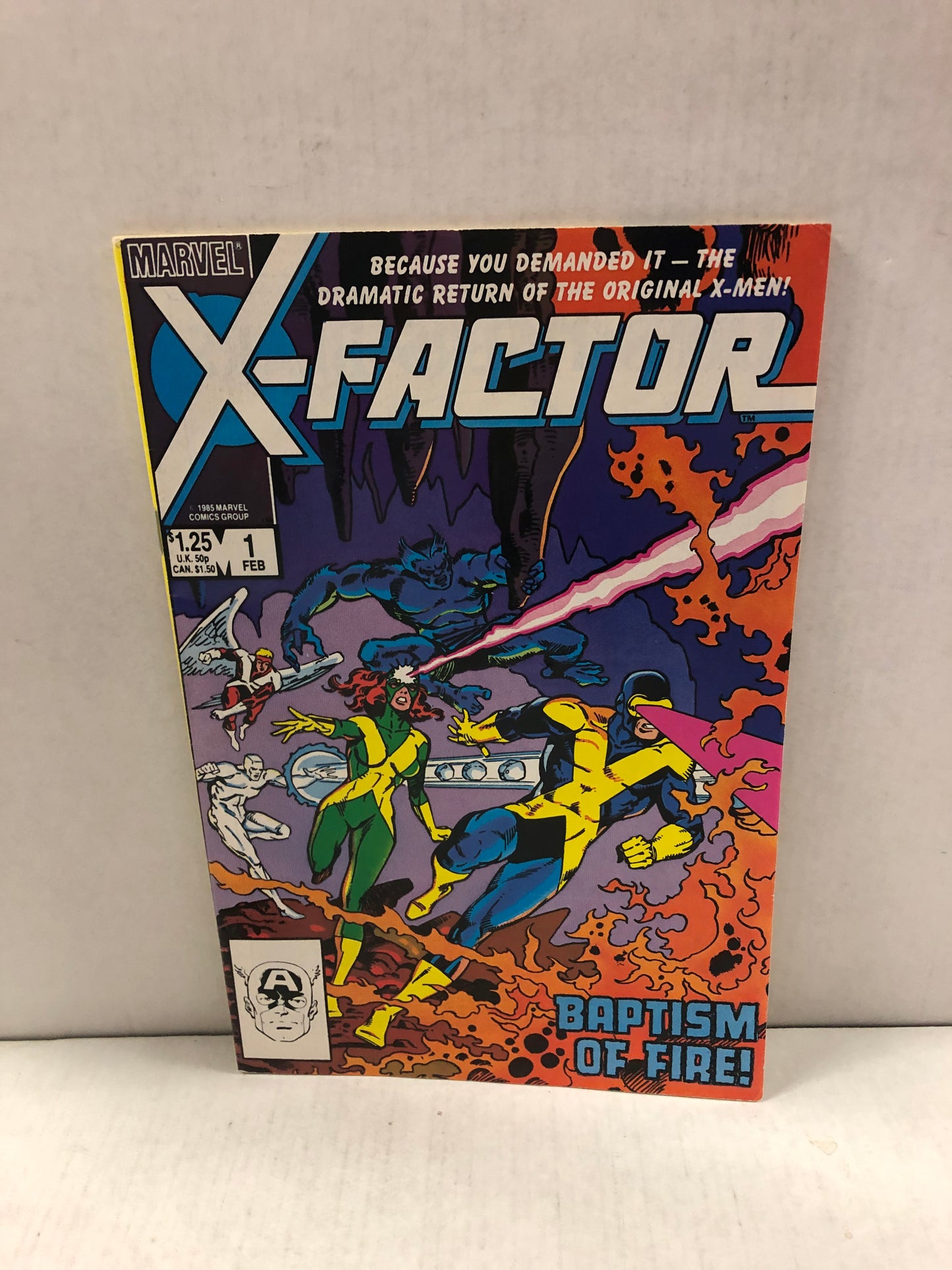 MARVEL COMICS X-FACTOR 1 (1986) 1ST TEAM APPEARANCE OF X-FACTOR FN/VF WP