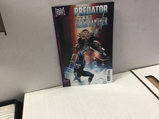 MARVEL COMICS PREDATOR VS BLACK PANTHER 1 VARIANT