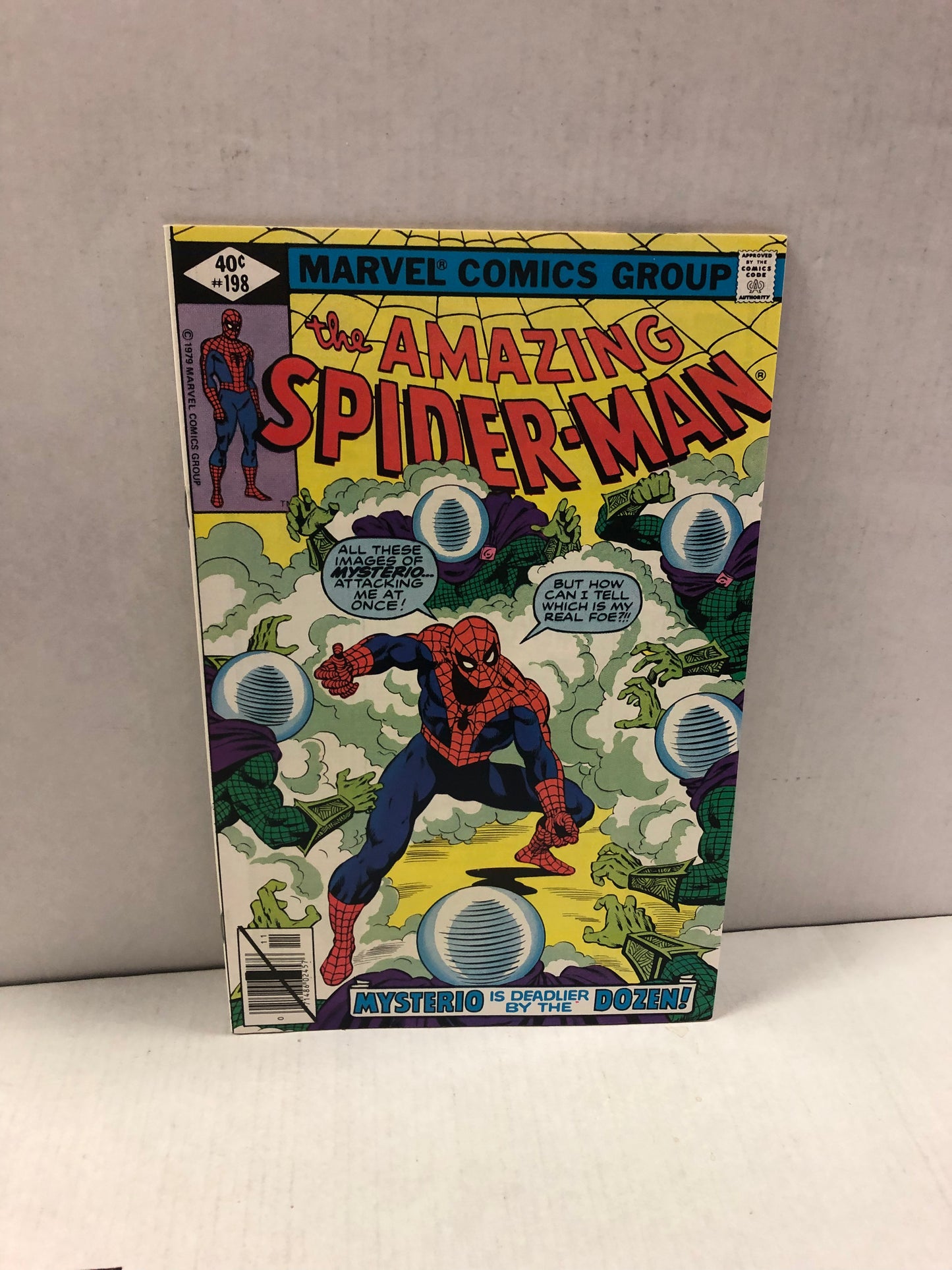 MARVEL COMICS THE AMAZING SPIDER-MAN 198(1979) MYSTERIO COVER VF/NM