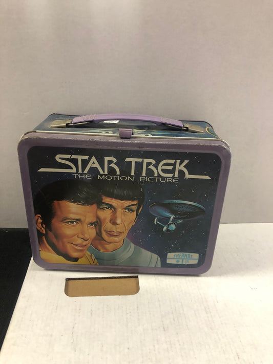 KING SEELEY THERMOS CO STAR TREK THE MOTION PICTURE LUNCHBOX NO THERMOS OKAY CONDITION WEAR ON ALL SIDES OF LUNCHBOX
