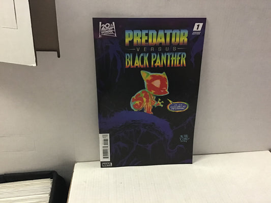 MARVEL COMICS PREDATOR VS BLACK PANTHER 1 VARIANT