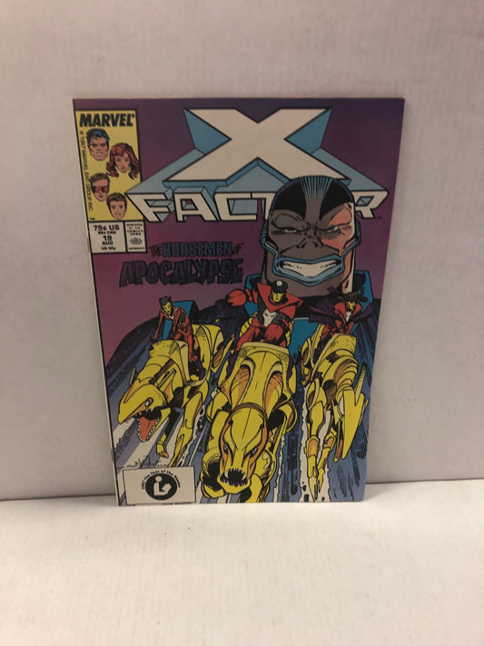 MARVEL COMICS X-FACTOR 19 (1987) FN OFF WHITE PAGES