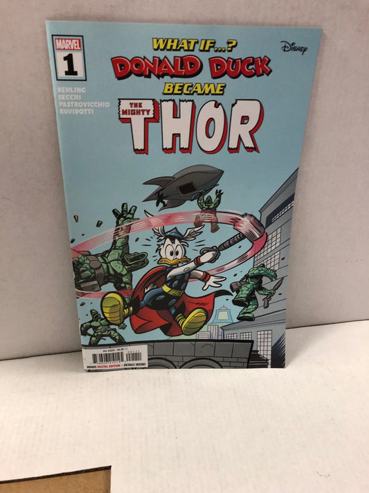 MARVEL COMICS - WHAT IF? DONALD DUCK BECAME THOR #1 (2024)