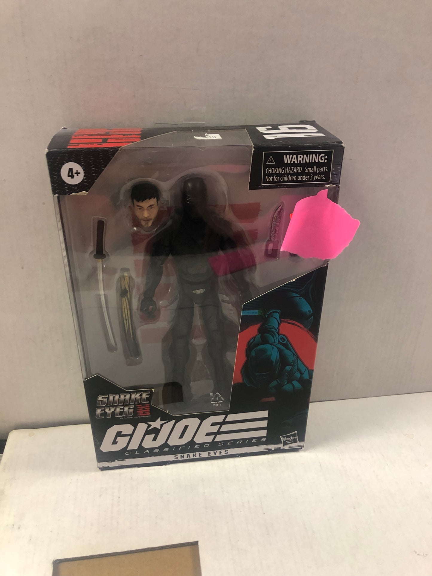 HASBRO SNAKE EYES GI JOE ORIGINS GI JOE CLASSIFIED SERIES GREAT CONDITION