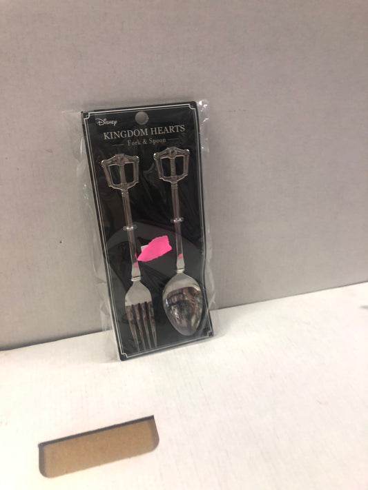 DISNEY KINGDOM HEARTS FORK AND SPOON GREAT CONDITION