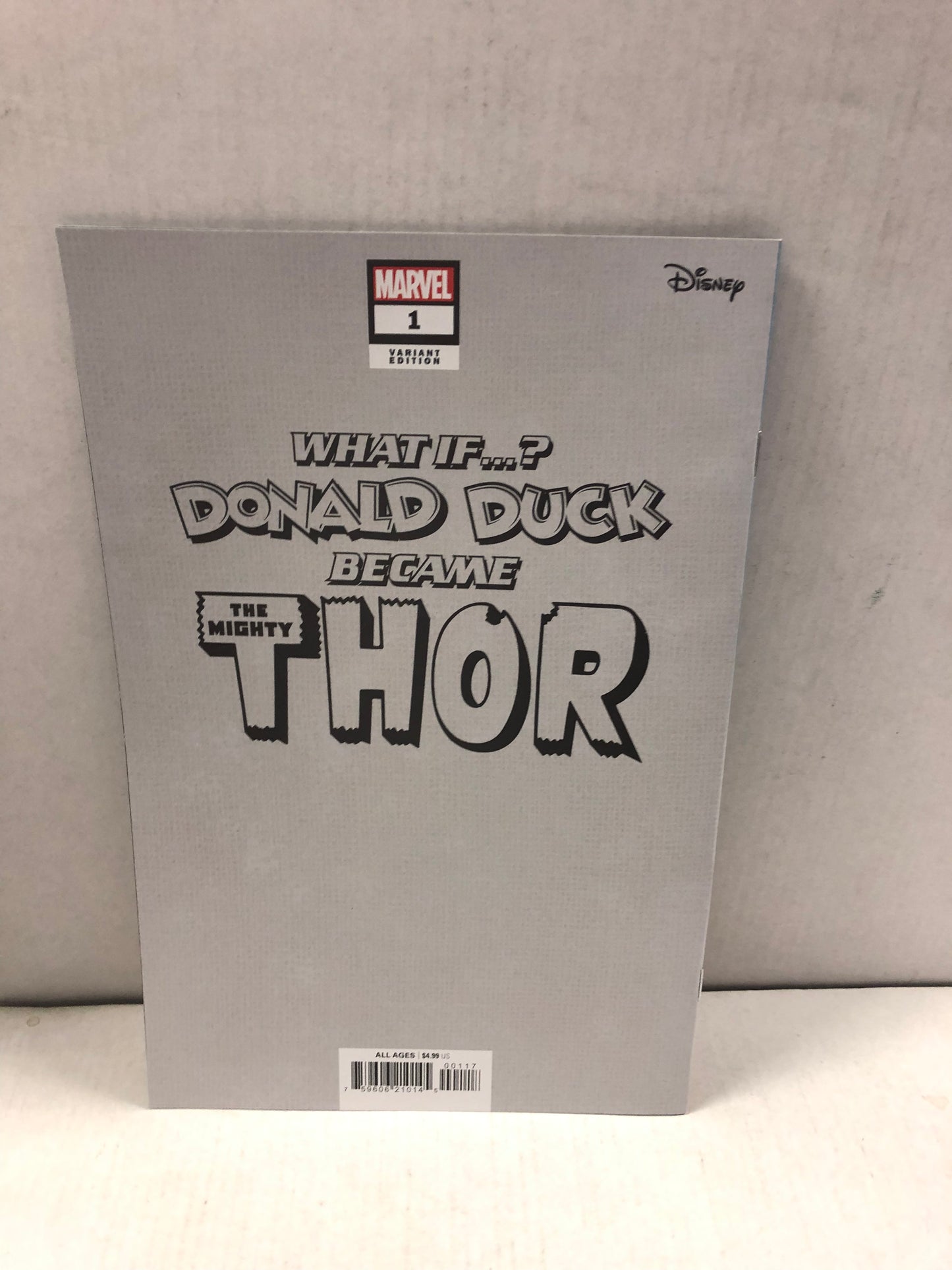 MARVEL COMICS WHAT IF DONALD DUCK BECAME THOR 1 VARIANT