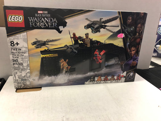 LEGO MARVEL BLACK PANTHER WAKANDA FOREVER SET 76214 BLACK PANTHER WAR ON THE WATER GREAT CONDITION