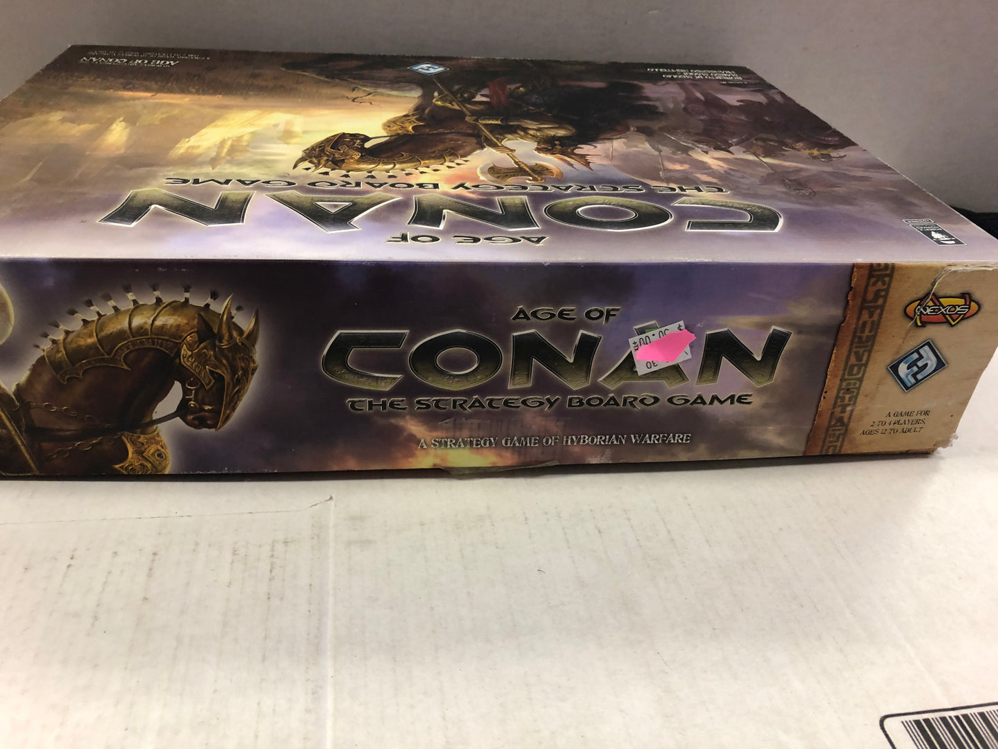 NEXUS AGE OF CONAN THE STRATEGY BOARD GAME OKAY CONDITION BOX DAMAGE BUT COMPLETE