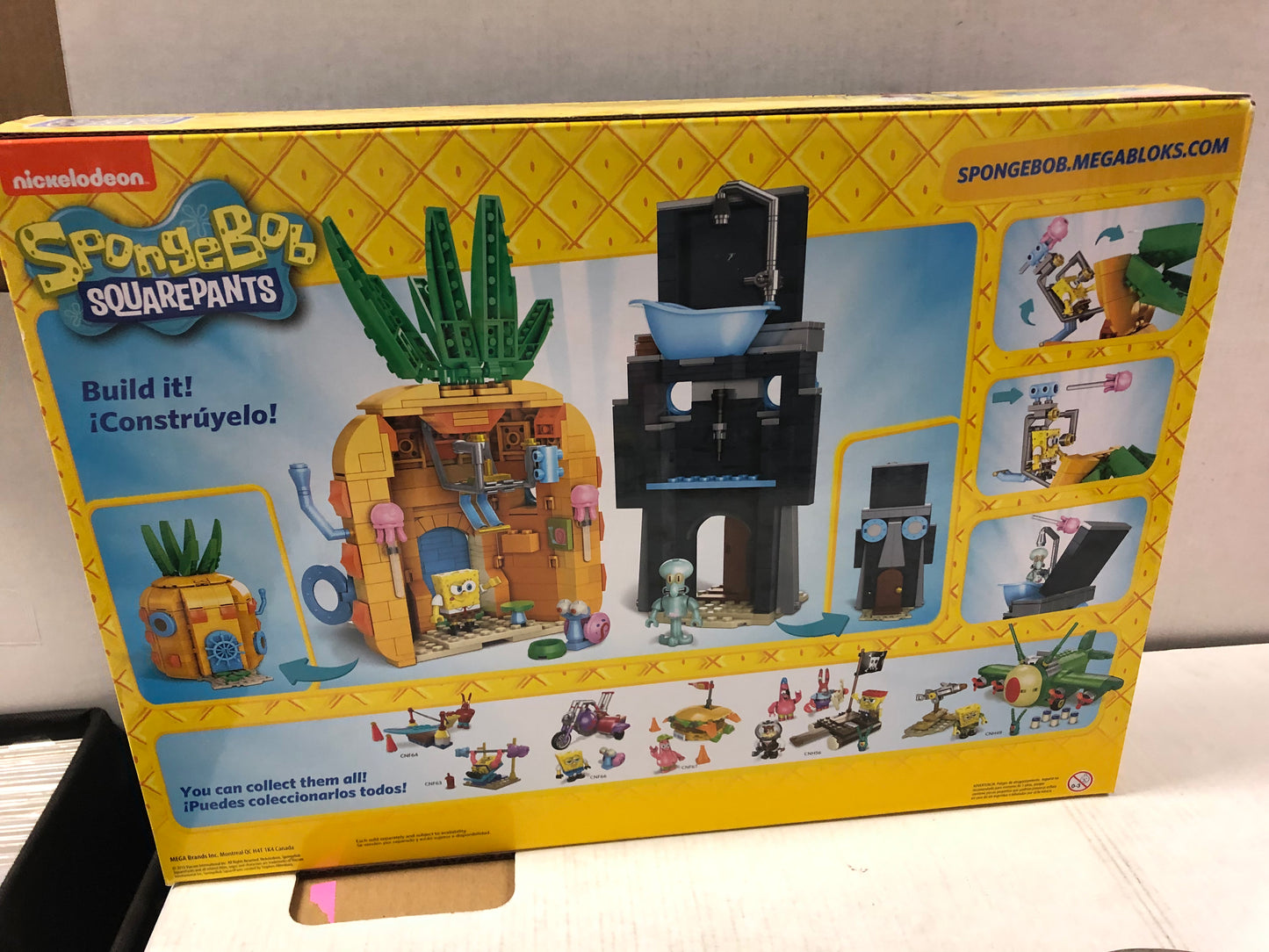MEGA BLOCKS SPONGEBOB SQUAREPANTS BAD NEIGHBORS SET NOT SEALED BUT COMPLETE