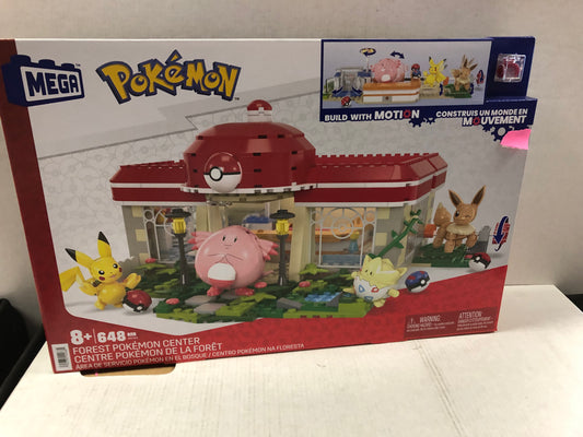 MEGA BLOCKS POKÉMON FOREST POKÉMON CENTER - NIB!