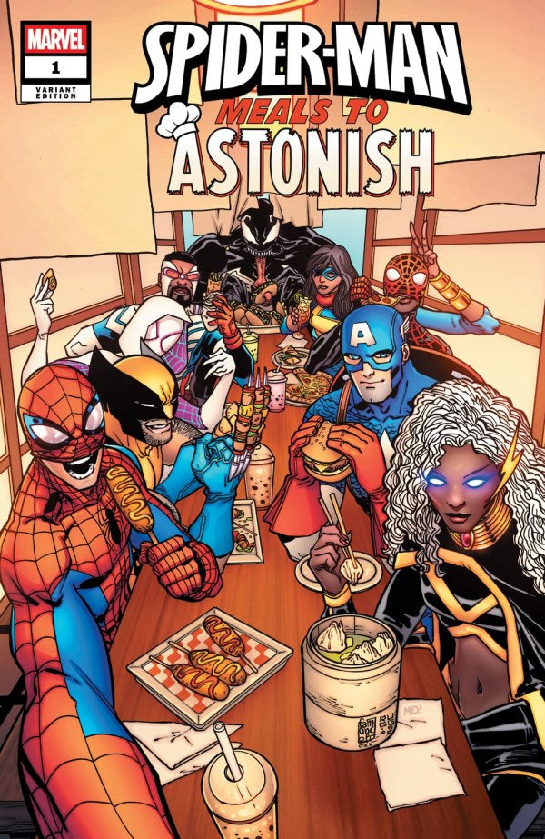 MARVEL COMICS SPIDER-MAN: MEALS TO ASTONISH #1 GIUSEPPE CAMUNCOLI VARIANT