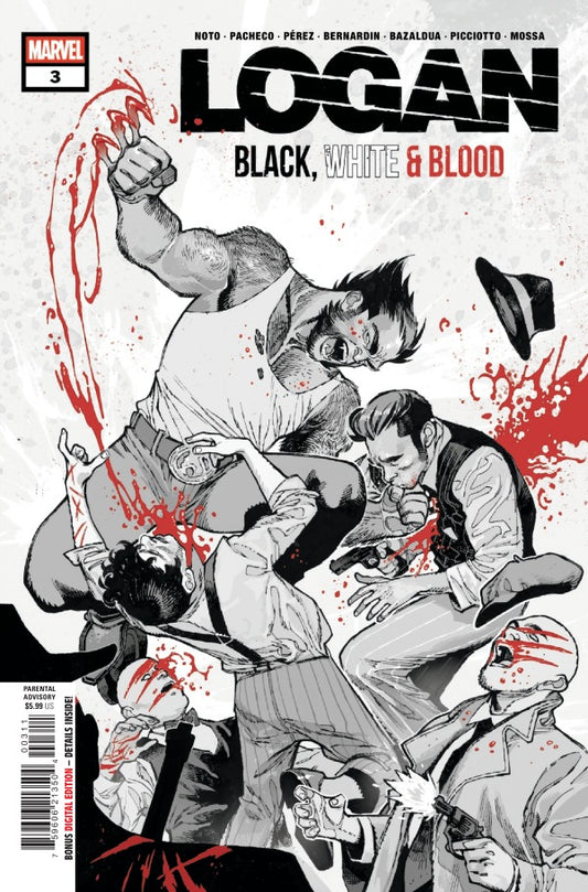 MARVEL COMICS LOGAN: BLACK, WHITE & BLOOD #3