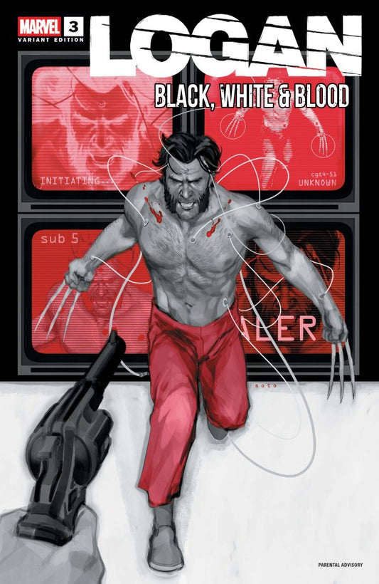 MARVEL COMICS LOGAN: BLACK, WHITE & BLOOD #3 PHIL NOTO VARIANT