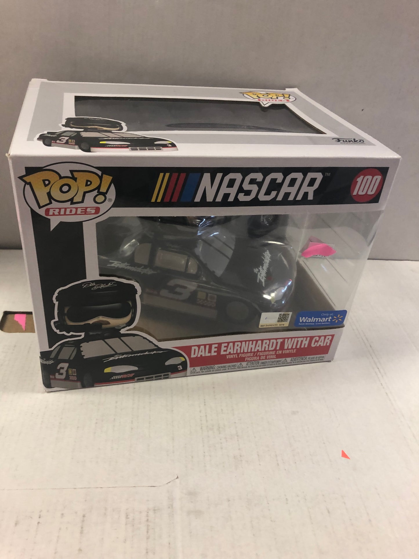 FUNKO POP RIDES NASCAR 100 DALE EARNHARDT WITH CAR WALMART EXCLUSIVE GREAT CONDITION