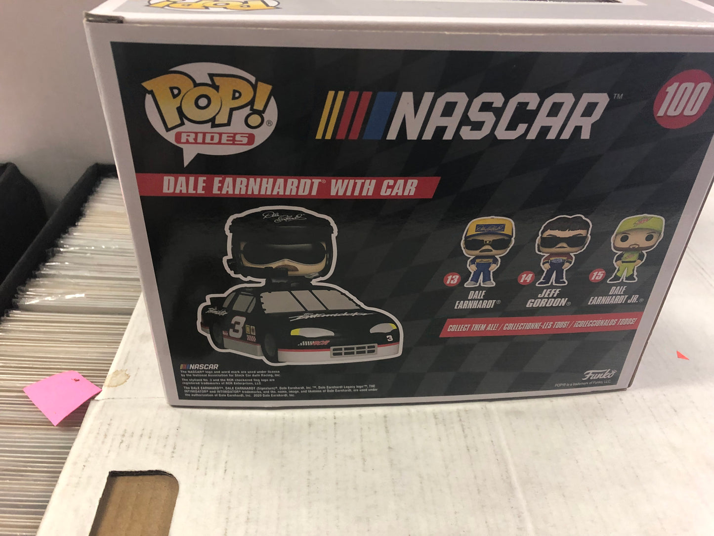 FUNKO POP RIDES NASCAR 100 DALE EARNHARDT WITH CAR WALMART EXCLUSIVE GREAT CONDITION