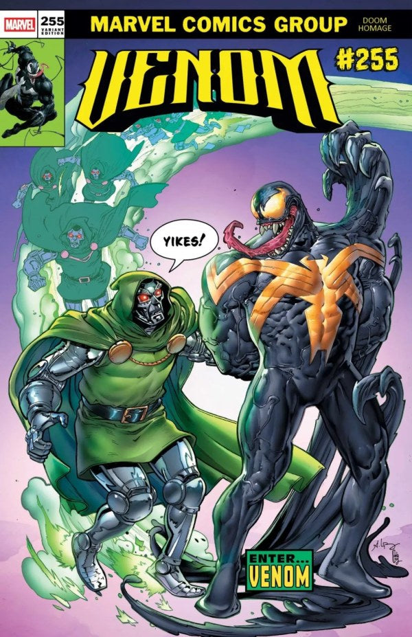 MARVEL COMICS VENOM #255 ANDREI BRESSAN DOOM HOMAGE VARIANT [DS]