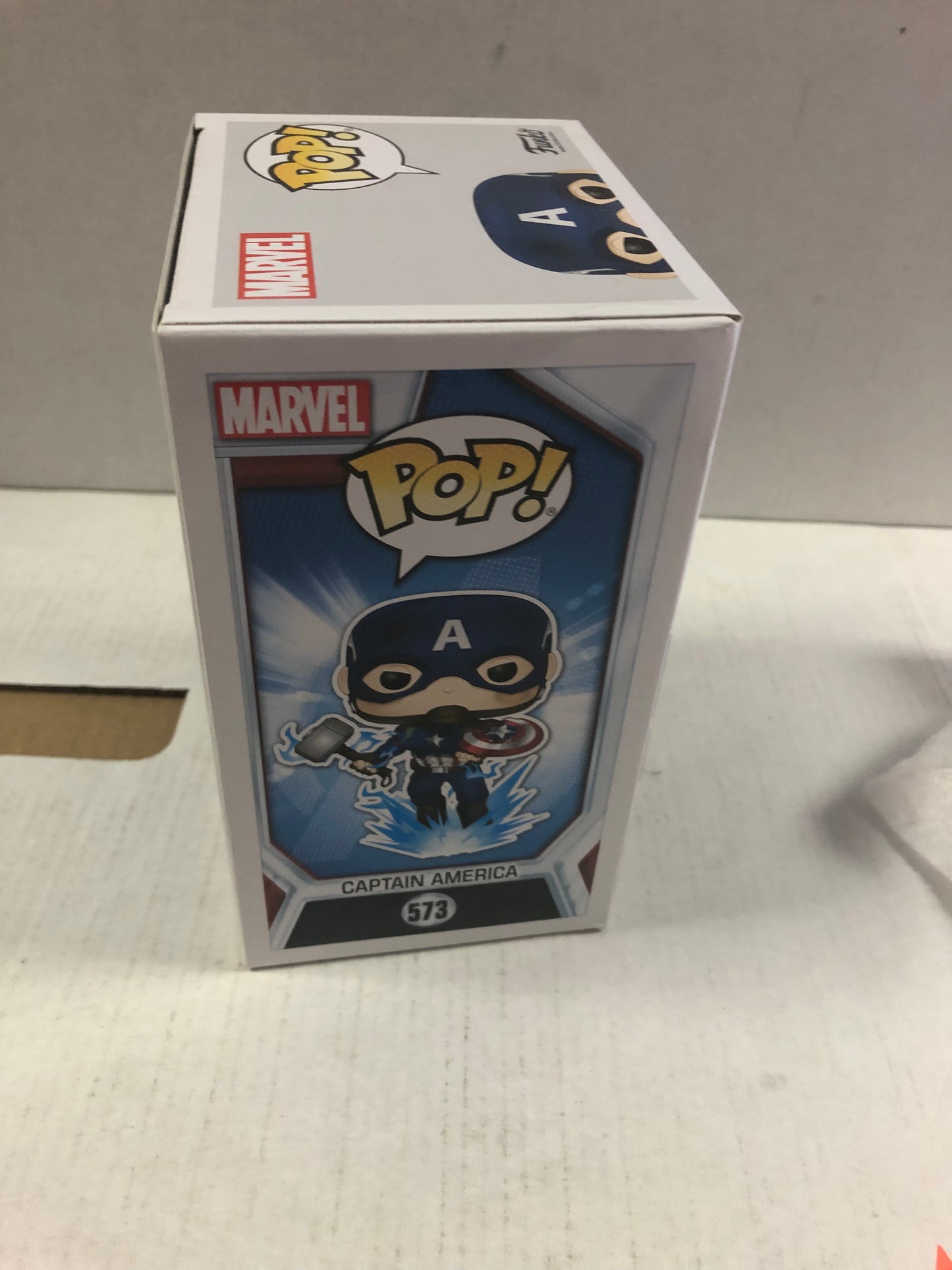 FUNKO POP AVENGERS ENDGAME 573 CAPTAIN AMERICA GREAT CONDITION